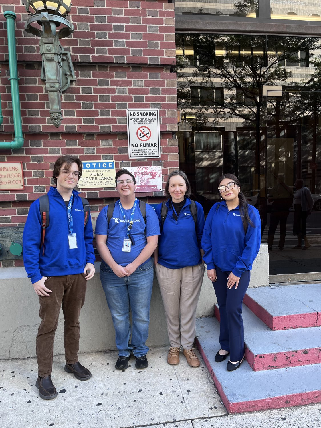 Four Toolkit Tutors educators attending a literacy professional-development program